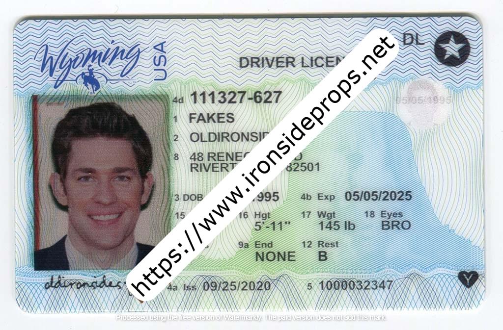 Wyoming Driver License(WY)